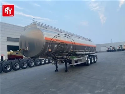 Holdbar 3 - Axle Aluminium Tank Trailer Semi-Trailer til salg